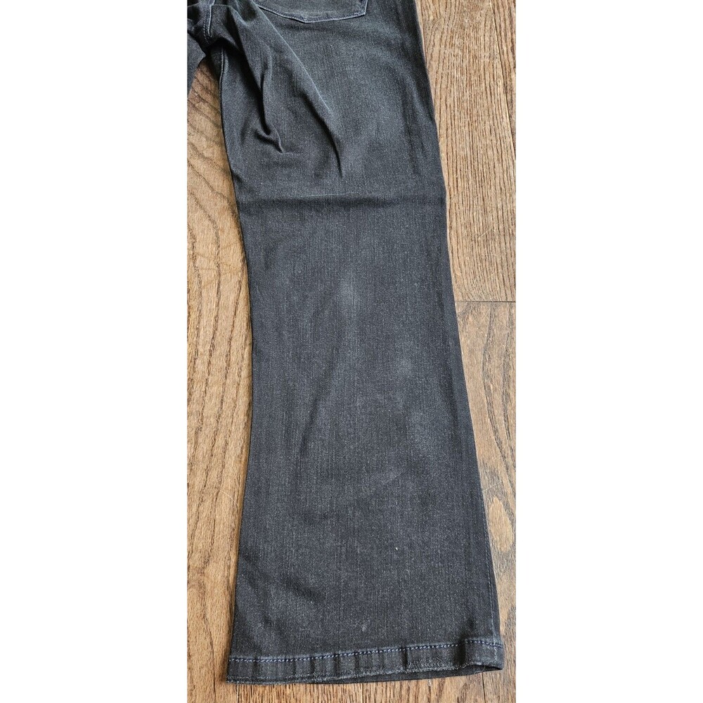 CAbi #517 Black Dark Wash Jeans STRETCH Cropped NWT Women's Size 6 - Picture 14 of 15